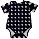 Background Dots Circles Graphic Baby Short Sleeve Bodysuit