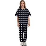 Background Dots Circles Graphic Kids  Tee and Pants Sports Set