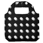 Background Dots Circles Graphic Premium Foldable Grocery Recycle Bag
