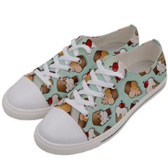 Cupcakes Cake Pie Pattern Women s Low Top Canvas Sneakers by Ndabl3x