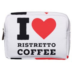 I Love Ristretto Coffee Make Up Pouch (medium) by ilovewhateva