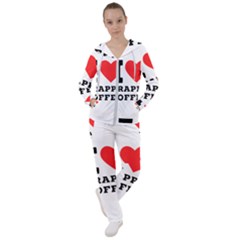I Love Frappe Coffee Women s Tracksuit by ilovewhateva