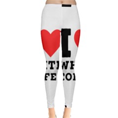 I Love White Coffee Inside Out Leggings by ilovewhateva