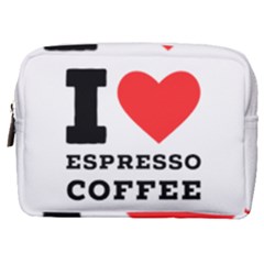 I Love Espresso Coffee Make Up Pouch (medium) by ilovewhateva