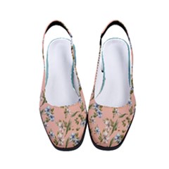 Flower Peach Blossom Women s Classic Slingback Heels