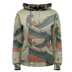 Egyptian Woman Wing Women s Pullover Hoodie by Wav3s