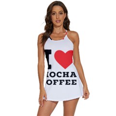I Love Mocha Coffee 2-in-1 Flare Activity Dress by ilovewhateva
