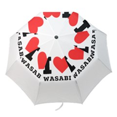 I Love Wasabi Folding Umbrellas by ilovewhateva