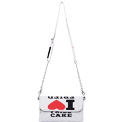 I Love Fried Cake  Mini Crossbody Handbag by ilovewhateva