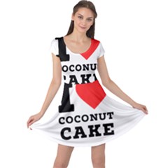 I Love Coconut Cake Cap Sleeve Dress
