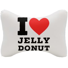 I Love Jelly Donut Seat Head Rest Cushion by ilovewhateva