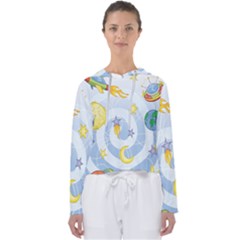 Science Fiction Outer Space Women s Slouchy Sweat by Ndabl3x