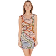 Map Europe Globe Countries States Bodycon Dress by Ndabl3x