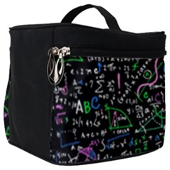 Math-linear-mathematics-education-circle-background Make Up Travel Bag (big) by Vaneshart