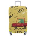 Childish-seamless-pattern-with-dino-driver Luggage Cover (Medium) View1