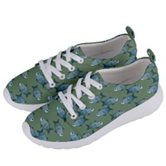 Fishes Pattern Background Theme Women s Lightweight Sports Shoes by Vaneshop