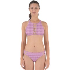 Pattern Print Floral Geometric Perfectly Cut Out Bikini Set