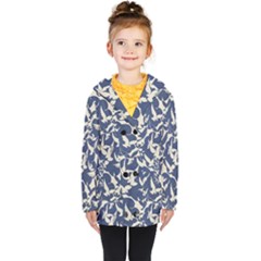 Bird Animal Animal Background Kids  Double Breasted Button Coat by Vaneshop