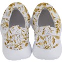 Flowers Gold Floral No Lace Lightweight Shoes View4