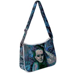 Alphonse Woman Zip Up Shoulder Bag by MRNStudios