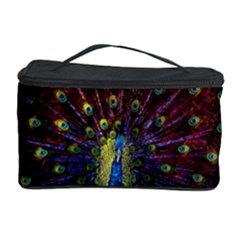 Peacock Feathers Cosmetic Storage Case by Wav3s