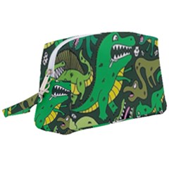 Dino Kawaii Wristlet Pouch Bag (large) by Wav3s