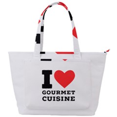 I Love Gourmet Cuisine Back Pocket Shoulder Bag  by ilovewhateva