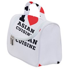 I Love Asian Cuisine Satchel Handbag by ilovewhateva