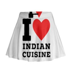 I Love Indian Cuisine Mini Flare Skirt by ilovewhateva