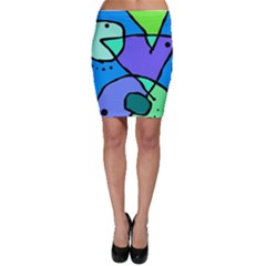 Mazipoodles In The Frame - Balanced Meal 5 Bodycon Skirt by Mazipoodles