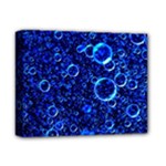 Blue Bubbles Abstract Deluxe Canvas 14  x 11  (Stretched)