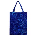 Blue Bubbles Abstract Classic Tote Bag