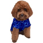 Blue Bubbles Abstract Dog T-Shirt