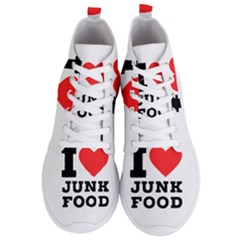 I Love Junk Food Men s Lightweight High Top Sneakers by ilovewhateva