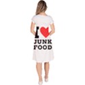 I love junk food Classic Short Sleeve Dress View4