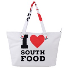 I Love South Food Full Print Shoulder Bag by ilovewhateva