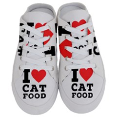 I Love Cat Food Half Slippers by ilovewhateva