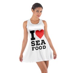 I Love Sea Food Cotton Racerback Dress by ilovewhateva