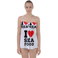 I Love Sea Food Babydoll Tankini Set by ilovewhateva