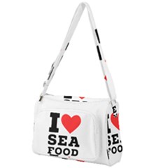 I Love Sea Food Front Pocket Crossbody Bag by ilovewhateva