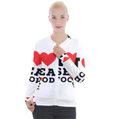 I Love Sea Food Casual Zip Up Jacket by ilovewhateva