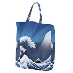 The Great Wave Off Kanagawa Giant Grocery Tote by Grandong