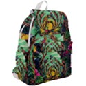 Monkey Tiger Bird Parrot Forest Jungle Style Top Flap Backpack View2