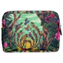 Monkey Tiger Bird Parrot Forest Jungle Style Make Up Pouch (Medium) View2