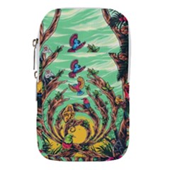 Monkey Tiger Bird Parrot Forest Jungle Style Waist Pouch (large) by Grandong