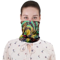 Monkey Tiger Bird Parrot Forest Jungle Style Face Covering Bandana (adult) by Grandong