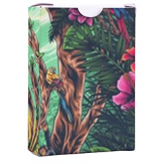 Monkey Tiger Bird Parrot Forest Jungle Style Playing Cards Single Design (rectangle) With Custom Box by Grandong