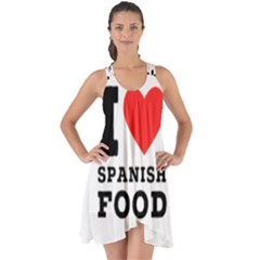 I Love Spanish Food Show Some Back Chiffon Dress by ilovewhateva