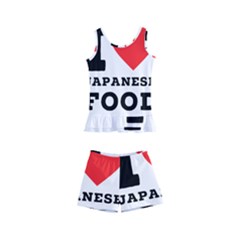 I Love Japanese Food Kids  Boyleg Swimsuit by ilovewhateva