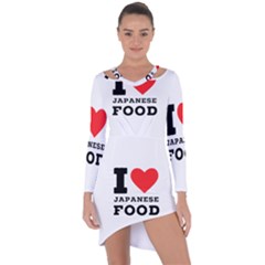 I Love Japanese Food Asymmetric Cut-out Shift Dress by ilovewhateva